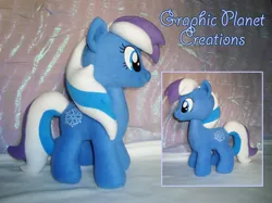 Size: 1406x1054 | Tagged: artist:graphicplanetdesigns, derpibooru import, g3, g3 to g4, generation leap, irl, photo, plushie, safe, snowflake (g3), solo