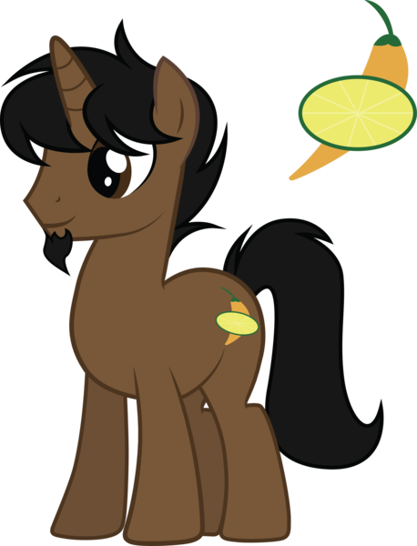 Size: 2286x2997 | Tagged: safe, artist:duskthebatpack, derpibooru import, oc, oc:marrón, unofficial characters only, pony, unicorn, cutie mark, male, simple background, solo, stallion, transparent background, vector