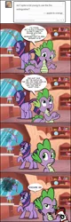 Size: 1290x4011 | Tagged: artist:pippy, comic, derpibooru import, pinkie pie's drunk kitchen, safe, spike, twilight sparkle