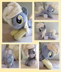 Size: 1600x1870 | Tagged: safe, artist:fallenpeach, derpibooru import, derpy hooves, pegasus, pony, beanie (plushie), clothes, female, irl, mare, photo, plushie, socks, solo