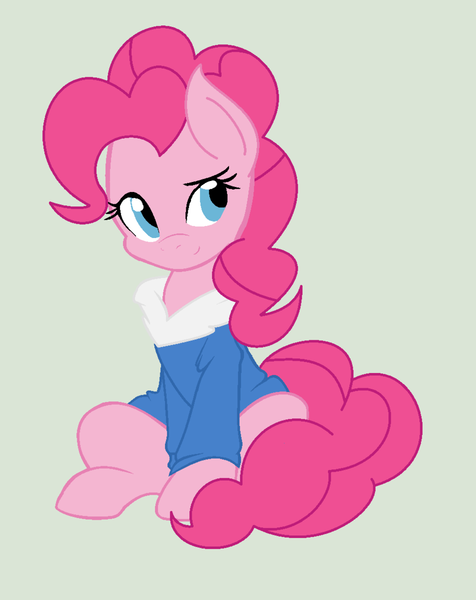 Size: 900x1134 | Tagged: safe, artist:ambris, artist:pegasisterthebrony, derpibooru import, pinkie pie, earth pony, pony, base used, clothes, cosplay, costume, sans (undertale), sans pie, simple background, sitting, solo, sweater, undertale