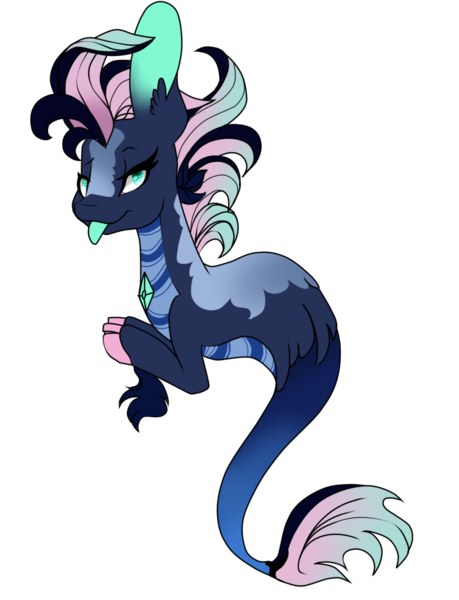 Size: 1024x1339 | Tagged: safe, artist:xxmissteaxx, derpibooru import, oc, oc:coral, unofficial characters only, seapony (g4), female, mare, simple background, solo, tongue out, transparent background