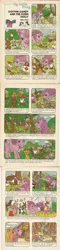 Size: 720x3000 | Tagged: applejack, applejack (g1), bell, chiff, comic, comic:my little pony (g1), cotton candy and the corn dolly, cotton candy (g1), derpibooru import, feast, flame trees, g1, goldie the corn dolly, justice, mr barleycorn, mrs barleycorn, official, party, prescription, rescue, rob, safe, that pony sure does love flowers, til, trolls, weird wood