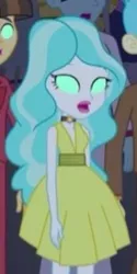 Size: 250x500 | Tagged: safe, derpibooru import, screencap, bright idea, curly winds, paisley, some blue guy, wiz kid, equestria girls, equestria girls (movie), cropped, fall formal outfits, glowing eyes, mind control