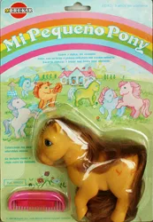 Size: 342x495 | Tagged: butterscotch (g1), derpibooru import, g1, irl, melocoton, photo, safe, spain, spanish, toy, variant