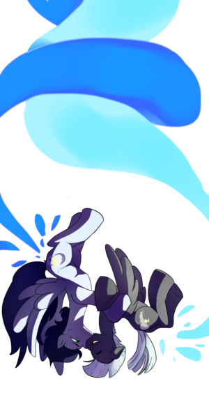 Size: 2000x4000 | Tagged: safe, artist:heyerika, derpibooru import, soarin', thunderlane, pony, gay, kissing, male, shipping, simple background, soarilane, transparent background