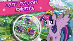 Size: 863x483 | Tagged: safe, derpibooru import, twilight sparkle, twilight sparkle (alicorn), alicorn, pony, gameloft