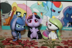 Size: 1920x1280 | Tagged: safe, derpibooru import, princess celestia, princess luna, twilight sparkle, twilight sparkle (alicorn), alicorn, pony, chibi, irl, merchandise, photo, welovefine