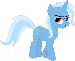 Size: 444x360 | Tagged: safe, artist:ra1nb0wk1tty, derpibooru import, trixie, pony, unicorn, female, mare, simple background, solo, was there ever any doubt?, white background