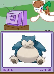 Size: 625x854 | Tagged: derpibooru import, exploitable meme, lol ur fat, meme, obligatory pony, oc, oc:troll-raipony, pokémon, safe, snorlax, tv meme