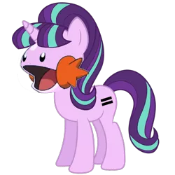 Size: 1022x1024 | Tagged: safe, derpibooru import, edit, starlight glimmer, mudkip, pony, unicorn, equal cutie mark, face swap, female, mare, pokémon, simple background, solo, transparent background, wat, what has science done