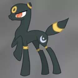 Size: 889x888 | Tagged: safe, artist:sunset-sunrize, derpibooru import, ponified, pony, umbreon, pokémon, raised leg, simple background, solo