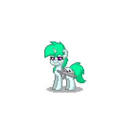 Size: 400x400 | Tagged: safe, derpibooru import, oc, oc:helleveitie, unofficial characters only, pony, unicorn, pony town, eluveitie, eluveitie (band), longsword, mascot, sword, triskelion, weapon