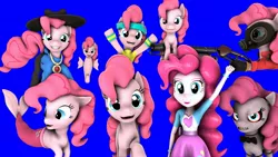 Size: 1920x1080 | Tagged: safe, artist:goatcanon, derpibooru import, pinkie pie, mermaid, merpony, pony, equestria girls, 3d, female, filly, five nights at freddy's, human ponidox, pinkie fazbear, pinkie fazpie, pinkie pyro, ponk, pyro, rapper pie, seaponified, self ponidox, source filmmaker, species swap, team fortress 2, wallpaper, workout outfit