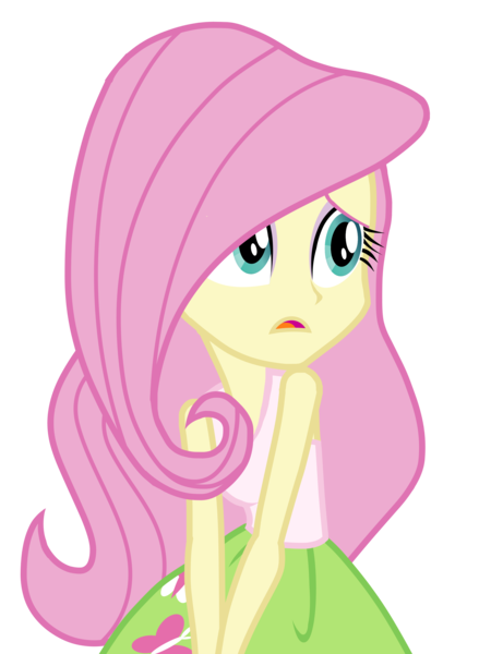 Size: 2448x3264 | Tagged: safe, artist:floralisole, derpibooru import, fluttershy, equestria girls, equestria girls (movie), clothes, cute, female, open mouth, simple background, skirt, solo, tanktop, transparent background, vector