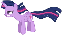 Size: 5307x3000 | Tagged: safe, artist:scourge707, derpibooru import, twilight sparkle, twilight sparkle (alicorn), alicorn, pony, twilight's kingdom, .psd available, absurd resolution, ethereal mane, female, floating, gritted teeth, magic, mare, simple background, solo, sparkles, starry mane, super saiyan princess, transparent background, vector