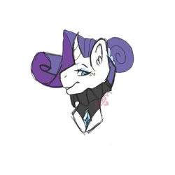 Size: 1024x1024 | Tagged: artist:zosm, clothes, collar, dead source, derpibooru import, elizabethan, rarity, regal, ruff (clothing), safe, simple background, solo