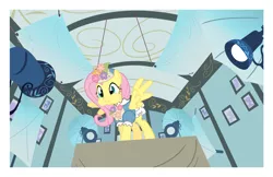 Size: 8551x5529 | Tagged: safe, artist:mihaaaa, derpibooru import, fluttershy, pegasus, pony, green isn't your color, absurd resolution, clothes, dress, solo, vector