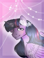 Size: 1536x2048 | Tagged: safe, artist:yomi brasi, derpibooru import, twilight sparkle, twilight sparkle (alicorn), alicorn, pony, solo