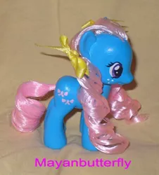 Size: 258x286 | Tagged: safe, artist:mayanbutterfly, derpibooru import, bowtie (g1), pony, custom, g1, g1 to g4, generation leap, irl, photo, solo, toy