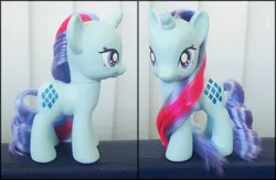 Size: 1600x1045 | Tagged: safe, artist:psaply, derpibooru import, sparkler (g1), pony, custom, g1, g1 to g4, generation leap, irl, photo, solo, toy