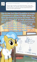 Size: 600x999 | Tagged: artist:adiwan, ask, ask the vet pony, comic, derpibooru import, doctor fauna, drawing, health care, healthcare, marker, pony can't draw pony, safe, species, tumblr, vet, veterinary hospital, whiteboard