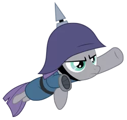 Size: 3196x3000 | Tagged: artist:brony-works, derpibooru import, high res, maud pie, maud pie (episode), pickelhaube, safe, simple background, solo, transparent background, vector