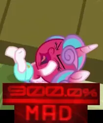 Size: 360x428 | Tagged: safe, derpibooru import, edit, edited screencap, editor:watermelon changeling, screencap, princess flurry heart, alicorn, pony, a flurry of emotions, 200% mad, angry, caption, cropped, expand dong, exploitable meme, fury heart, image macro, meme, red face, solo, text, this will end in death, this will end in tears, this will end in tears and/or death, xk-class end-of-the-world scenario