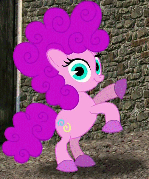Size: 558x670 | Tagged: animated, derpibooru import, expy, hoofy-kicks, mad magazine, mad (tv series), my little war horse, pinkie pie, pony cameo, pony reference, rearing, safe, war horse