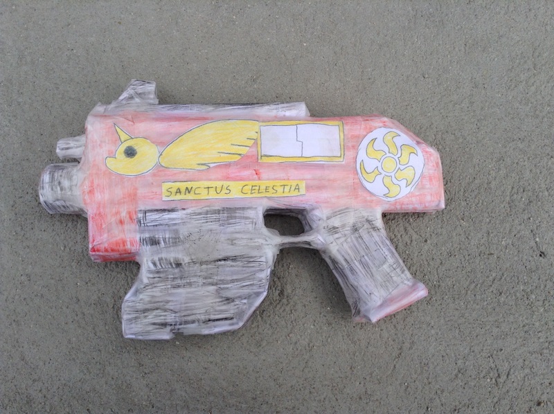 Size: 2592x1936 | Tagged: bolt pistol, craft, derpibooru import, gun, handgun, laser gun, lasgun, latin, papercraft, pistol, safe, sun, warhammer 40k, warhammer (game), weapon