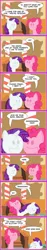 Size: 600x3182 | Tagged: artist:turag, comic, comic:ponies!!!, cupcake, derpibooru import, drugs, female, food, happy together, implying, innuendo, lesbian, muffin, pinkie pie, ponies!!!, raripie, rarity, shipping, suggestive