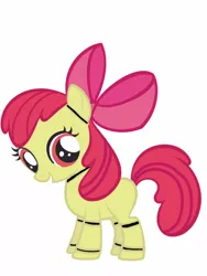 Size: 768x1024 | Tagged: animatronic, apple bloom, artist:ripped-ntripps, derpibooru import, five nights at freddy's, safe