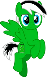 Size: 1024x1683 | Tagged: safe, artist:jeremeymcdude, derpibooru import, oc, oc:rick "dash" witt, unofficial characters only, pegasus, pony, male, show accurate, simple background, solo, transparent background, vector