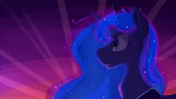 Size: 1600x900 | Tagged: safe, artist:goat train, deleted from derpibooru, derpibooru import, princess luna, alicorn, pony, crepuscular rays, female, mare, solo, sunset, twilight (astronomy), wallpaper