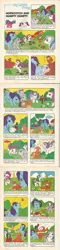 Size: 720x3000 | Tagged: safe, derpibooru import, official, baby blossom, baby glory, baby moondancer, hopscotch, pony, comic:my little pony (g1), accident, alternative medicine, baby, baby pony, bandage, comic, conker, deflation, egg, first aid, g1, glue, healing, hopscotch (game), hopscotch and humpty dumpty, humpty dumpty, injured, nightmare fuel, nursery rhyme land, pieces, playing, repairing, rhyming, royal guard, trauma, yolk, you know for kids