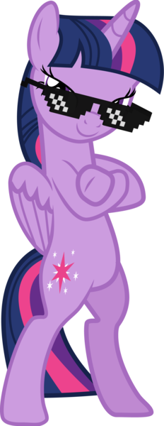 Size: 1162x3000 | Tagged: safe, artist:uponia, derpibooru import, edit, twilight sparkle, twilight sparkle (alicorn), alicorn, pony, bipedal, crossed hooves, deal with it, female, fresh princess and friends' poses, fresh princess of friendship, mare, pose, simple background, smug, solo, the fresh prince of bel-air, transparent background, vector