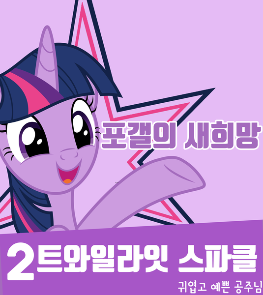 Size: 2778x3118 | Tagged: safe, derpibooru import, twilight sparkle, twilight sparkle (alicorn), alicorn, pony, dcinside, election, korean, poster, solo