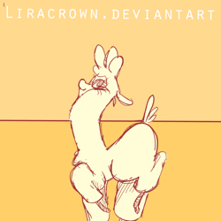 Size: 860x860 | Tagged: alpaca, animated, artist:liracrown, bouncing, community related, derpibooru import, floppy ears, floppy tail, fluffy, frame by frame, gif, happy, hopping, jumping, loop, paprika paca, rough draft, rough sketch, safe, sketch, sketchy, skipping, smiling, them's fightin' herds