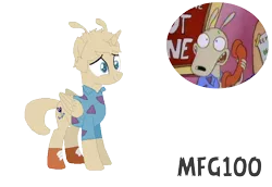 Size: 744x512 | Tagged: safe, artist:mixelfangirl100, derpibooru import, ponified, pony, rocko, rocko's modern life