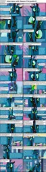 Size: 1282x4732 | Tagged: caption, changeling, changeling queen, comic, comic:celestia's servant interview, derpibooru import, female, interview, queen chrysalis, safe