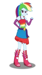 Size: 3237x5750 | Tagged: safe, artist:deannaphantom13, derpibooru import, rainbow dash, equestria girls, equestria girls (movie), absurd resolution, arm warmers, clothes, fall formal outfits, female, fist, legs, simple background, solo, this is our big night, transparent background