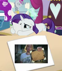 Size: 1920x2180 | Tagged: safe, derpibooru import, edit, edited screencap, screencap, rarity, pony, forever filly, look at this photograph, meme, nickelback, rarity's photo