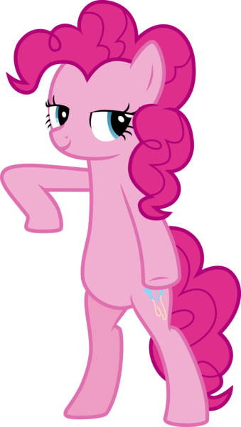 Size: 1697x3001 | Tagged: safe, artist:uponia, derpibooru import, pinkie pie, pony, .svg available, bipedal, female, fresh princess and friends' poses, fresh princess of friendship, lidded eyes, mare, pose, simple background, solo, the fresh prince of bel-air, transparent background, underhoof, vector