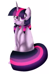 Size: 480x726 | Tagged: safe, artist:pinkpearlmlp, derpibooru import, twilight sparkle, twilight sparkle (alicorn), alicorn, pony, simple background, sitting, solo, white background