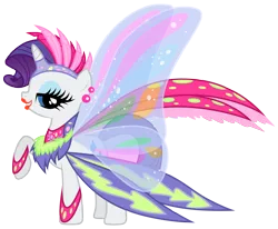 Size: 3632x3000 | Tagged: safe, artist:brony-works, derpibooru import, rarity, pony, sonic rainboom (episode), glimmer wings, high res, lipstick, simple background, solo, transparent background, vector, wings