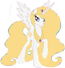 Size: 220x229 | Tagged: safe, derpibooru import, edit, oc, oc:sunny's heart, unofficial characters only, alicorn, pony, fanfic:legend of pyrrhia, 1000 hours in ms paint, alicorn oc, crossover, dragonblood, fanfic art, female, horn, ms paint, recolor, simple background, solo, white background, wings