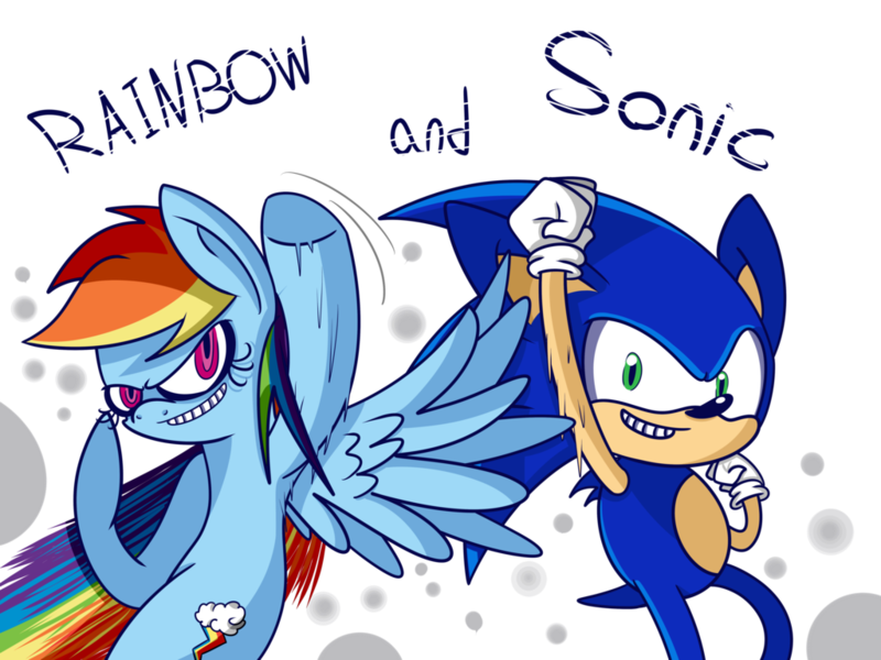 Size: 1024x768 | Tagged: safe, artist:extradan, derpibooru import, rainbow dash, pony, crossover, simple background, sonic the hedgehog, sonic the hedgehog (series), transparent background