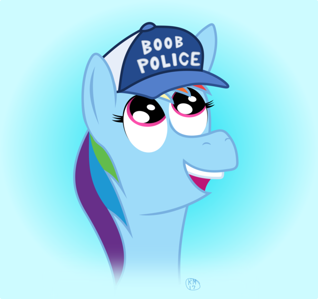 Size: 2000x1880 | Tagged: safe, artist:landmark520, derpibooru import, rainbow dash, pegasus, pony, bob's burgers, female, hat, mare, solo