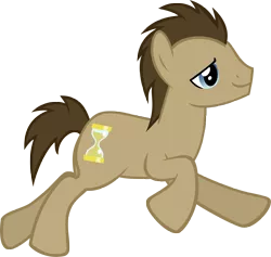 Size: 6853x6500 | Tagged: safe, artist:crusierpl, derpibooru import, doctor whooves, time turner, pony, hearts and hooves day (episode), absurd resolution, side view, simple background, solo, transparent background, vector, vector trace