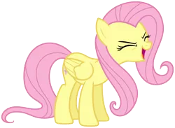 Size: 4996x3660 | Tagged: safe, artist:zutheskunk traces, derpibooru import, fluttershy, pegasus, pony, sonic rainboom (episode), absurd resolution, cute, eyes closed, female, flutteryay, inkscape, mare, shyabetes, simple background, solo, transparent background, vector, vector trace, yay